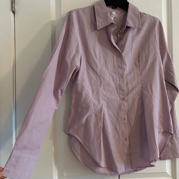 TRUTH NYC • Lavender Open Back Shirt • Large • - Picture 5 of 8